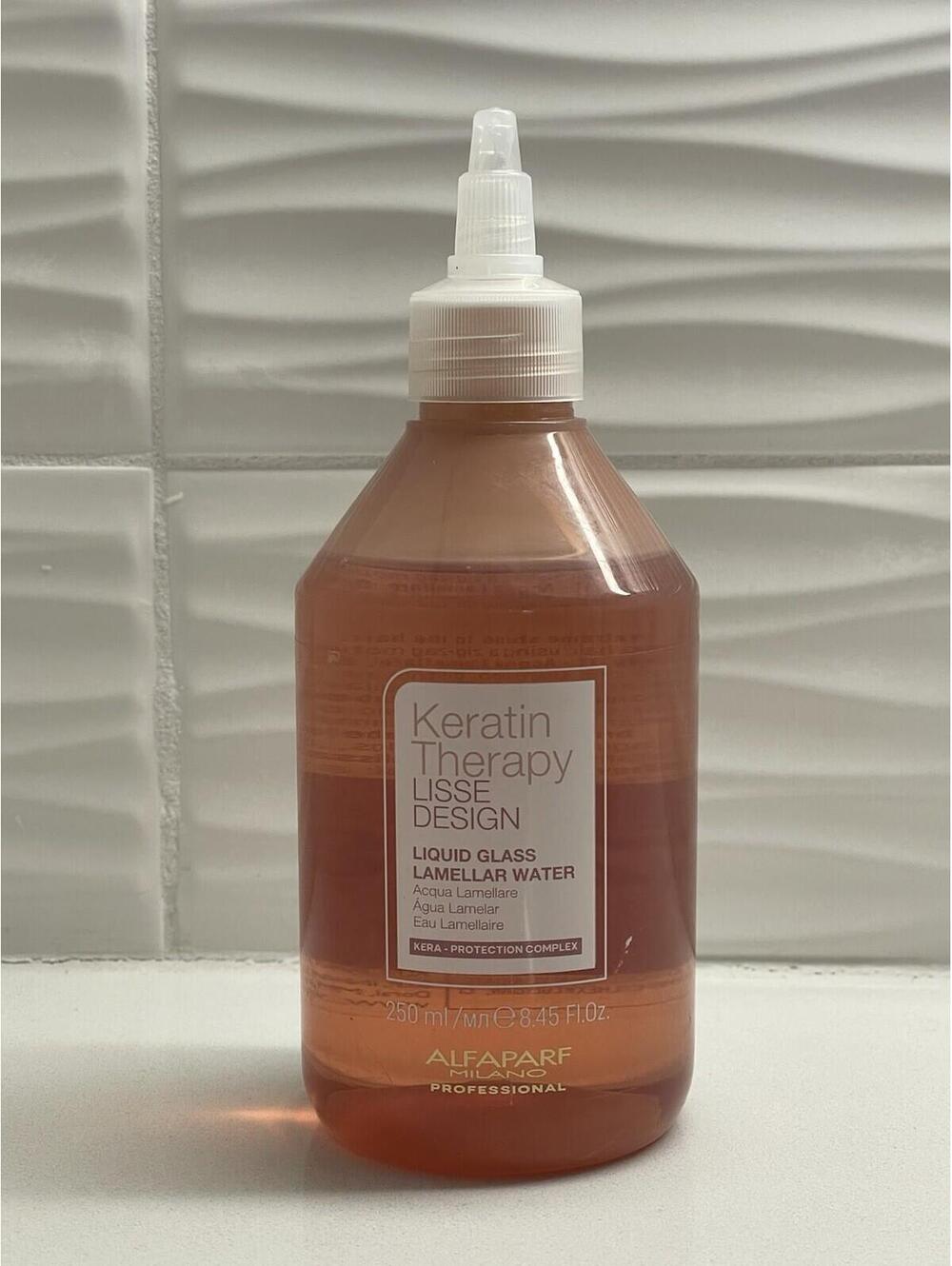 Alfaparf Lisse Design Keratin Therapy Liquid Glass Lamellar Water 8.45 oz